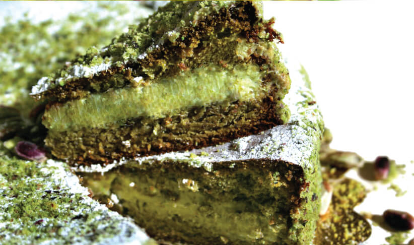 Etna Pistachio Cake