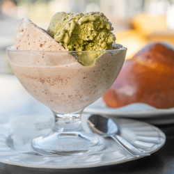 Pistachios ice cream Bronte...