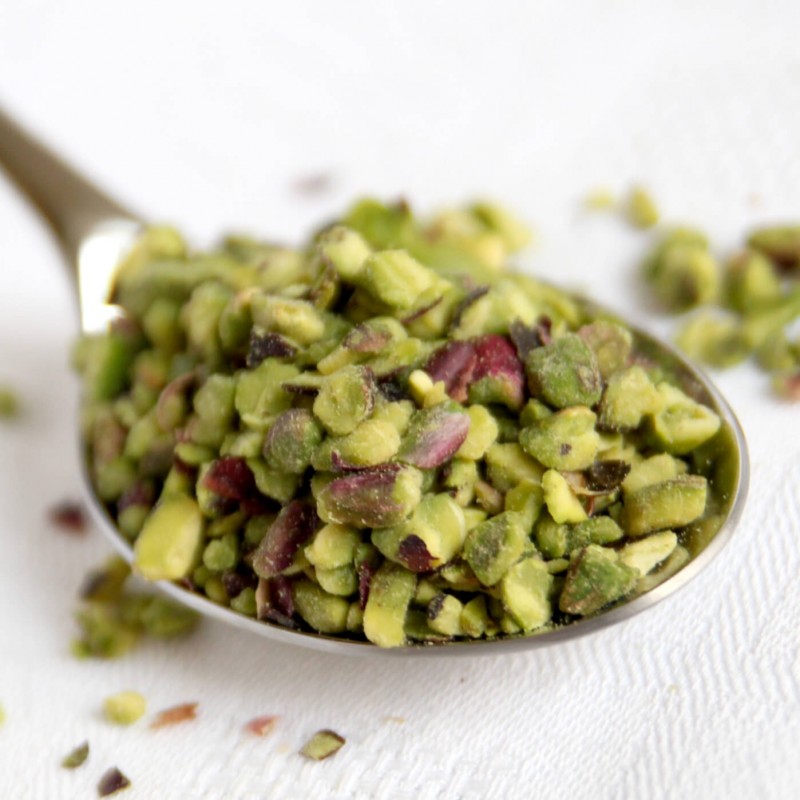 Chopped Bronte Pistachios grain Chopped Bronte Pistachios grain