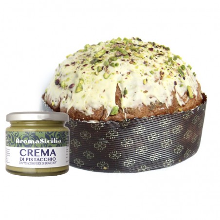 Pistachio Panettone and Cream